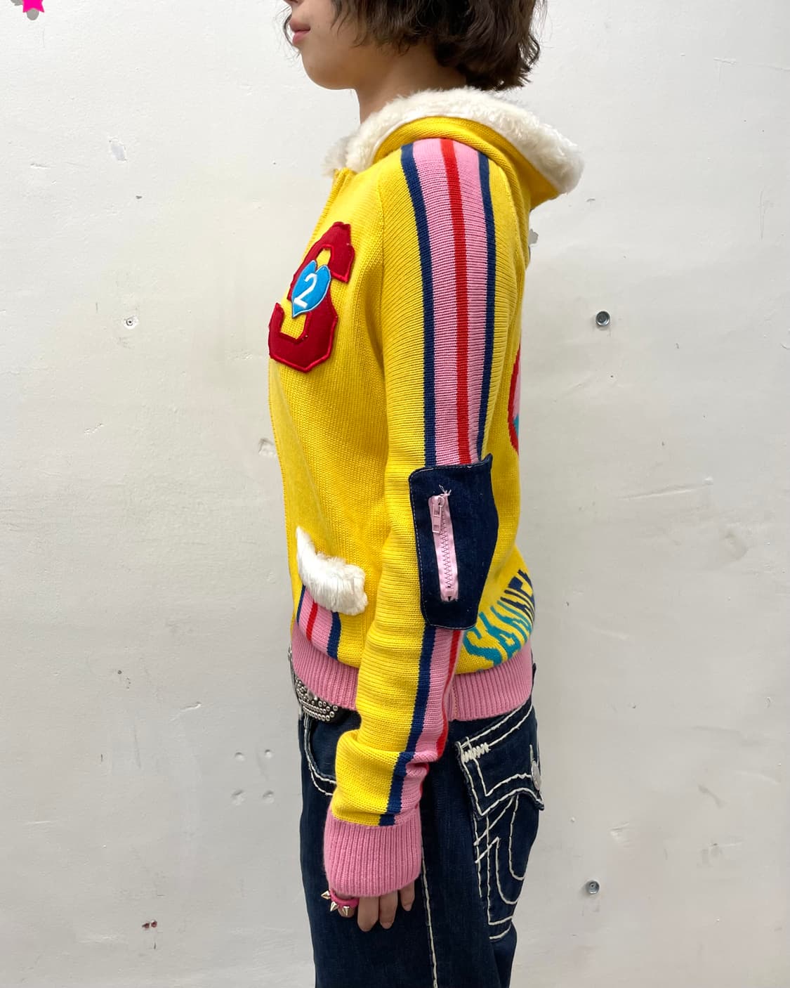 32 Heart denim pocket hoodie jacket 상품이미지6