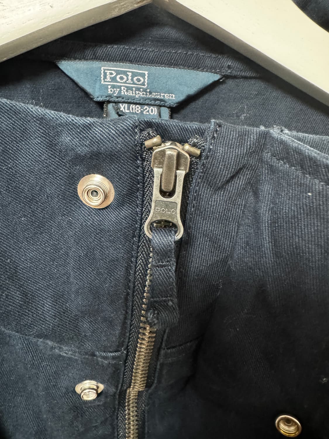 폴로 랄프로렌 보이즈 앵커 로고 후드 야상 (네이비) 상품이미지5