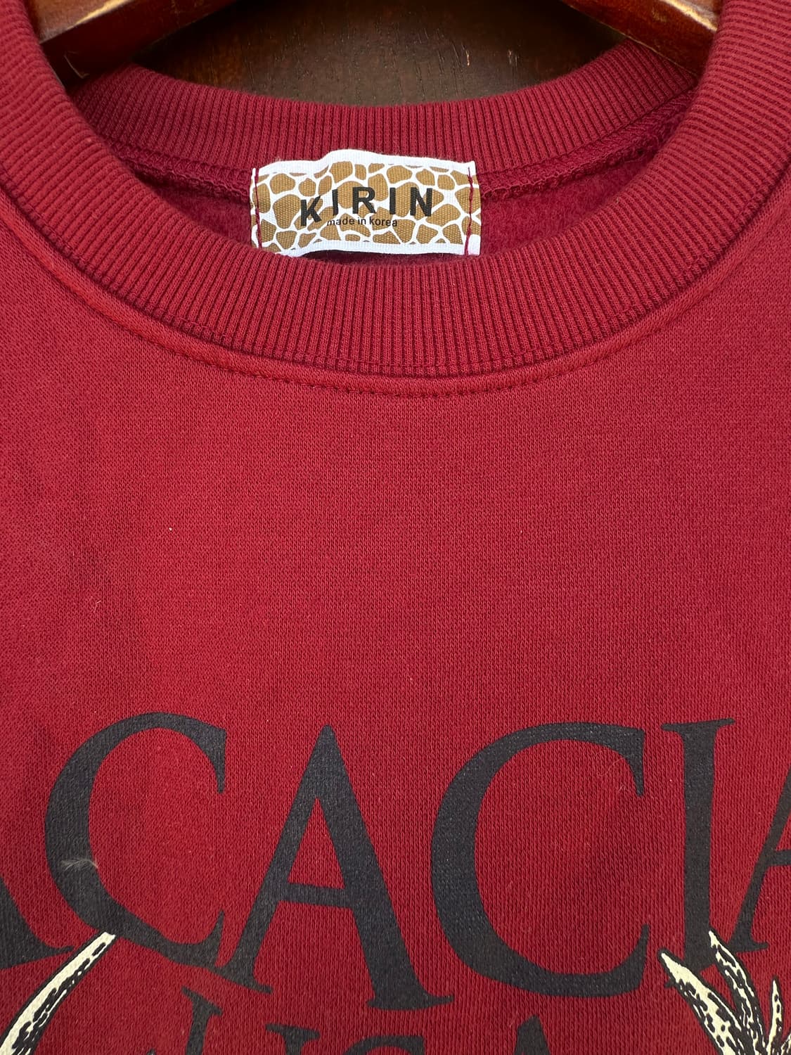 아카시아 러쉬 오버핏 맨투맨  상품이미지4