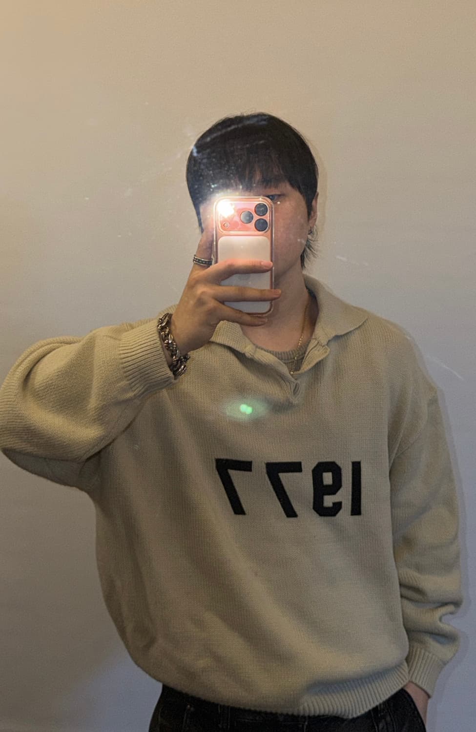 에센셜 1977 카라 니트  상품이미지1