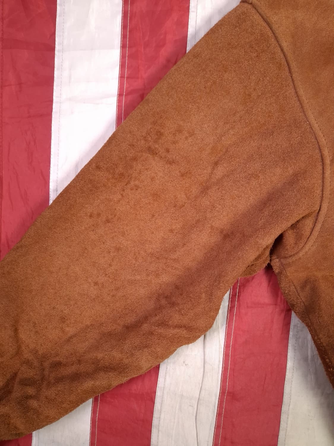 90's 일본판 빈티지 리얼 스웨이드 후드 쉐르파 자켓 상품이미지6