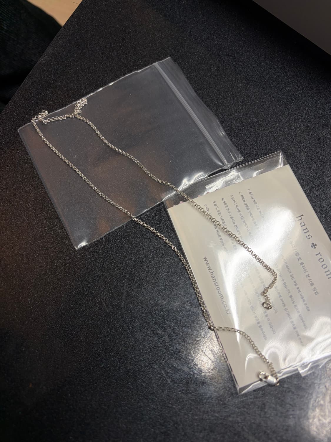 한스룸 실버 롤체인 s 45cm 새제품 상품이미지1