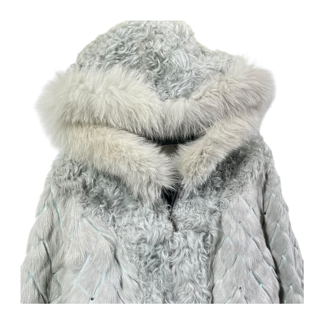 [근화모피] 근화 밍크펄자수 퍼 후드자켓 상품이미지3