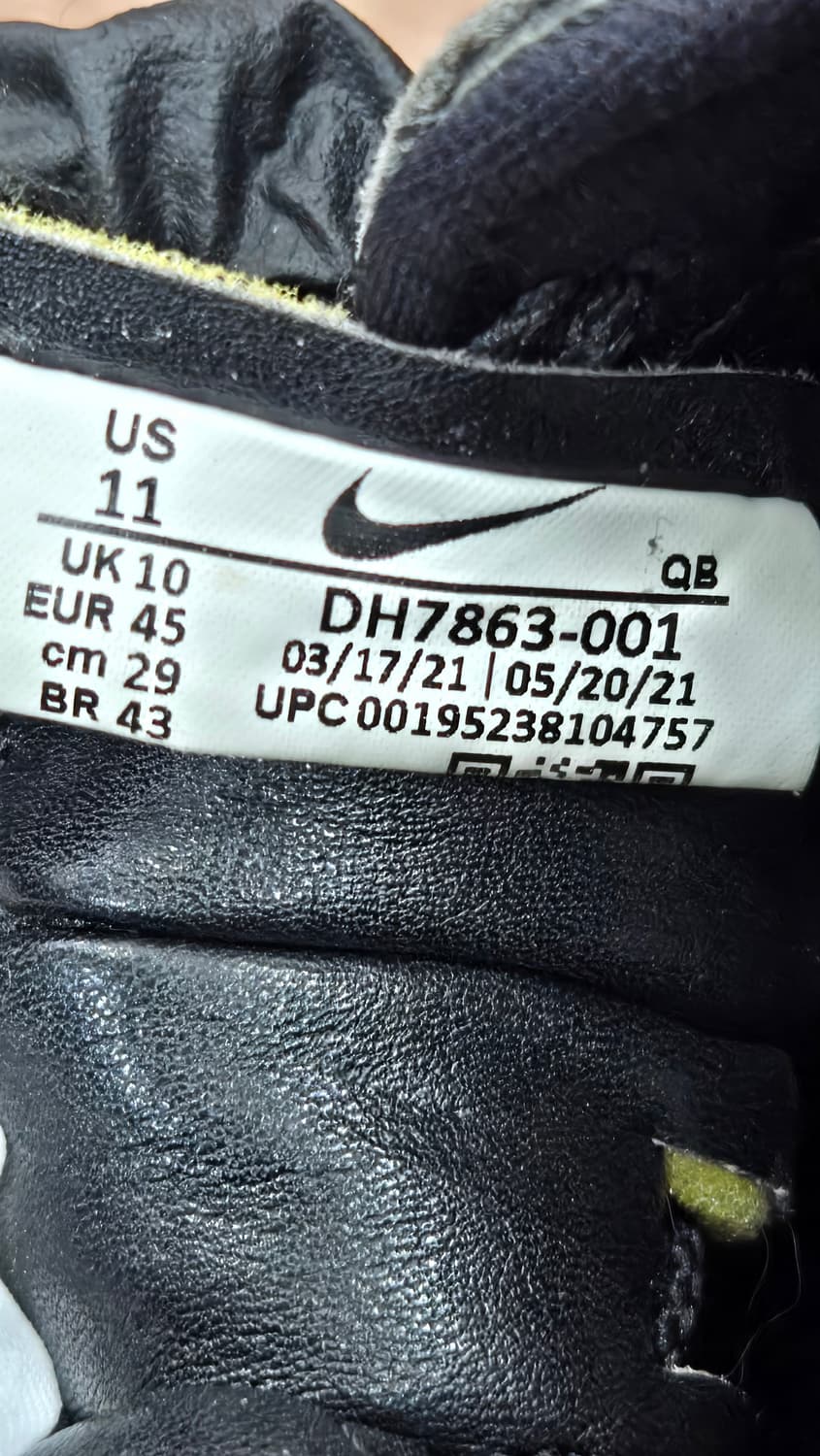 나이키 x 오프화이트 290mm-  블레이저 로우 '77 블랙 앤 그린 상품이미지7