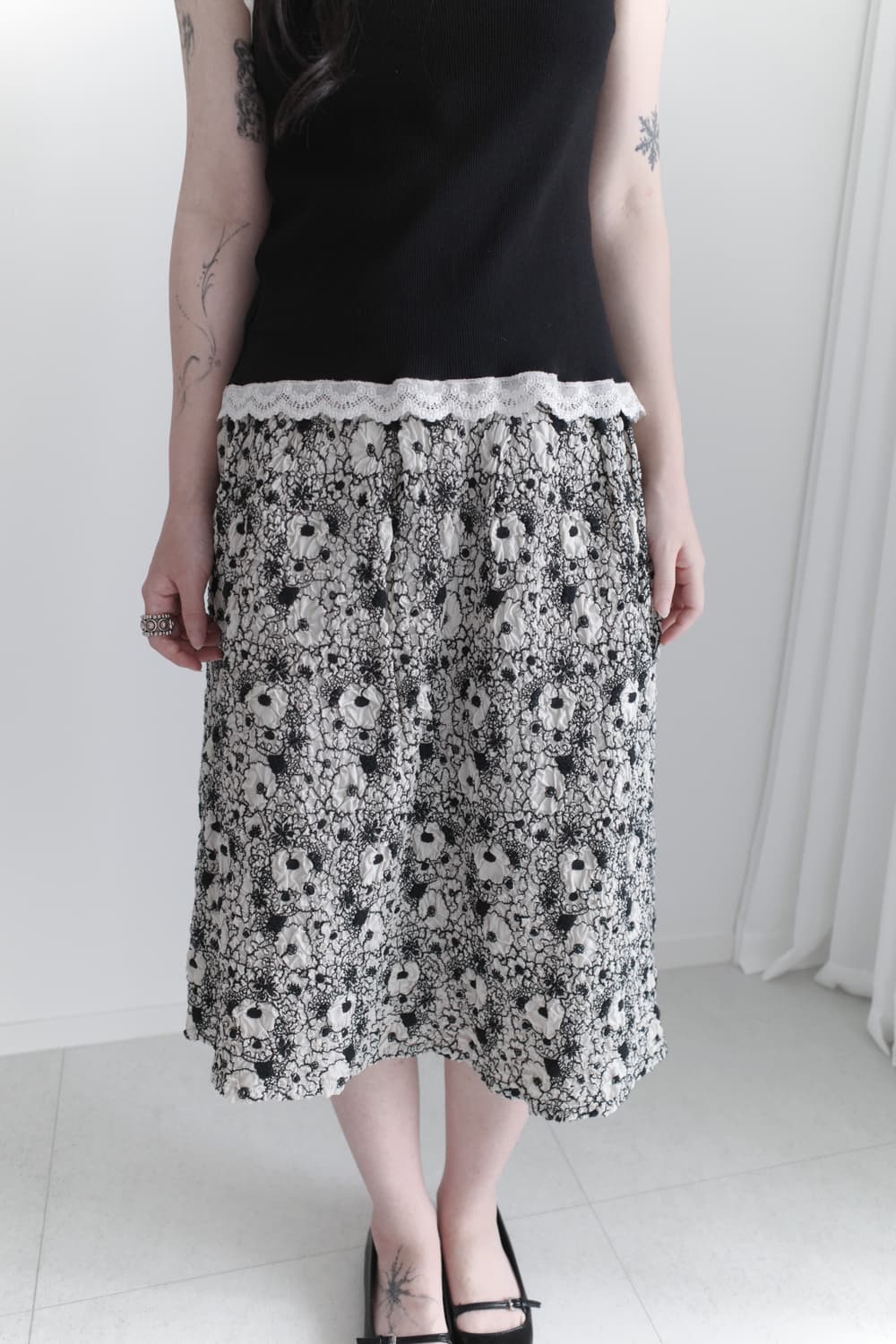 flower puff skirt 상품이미지7