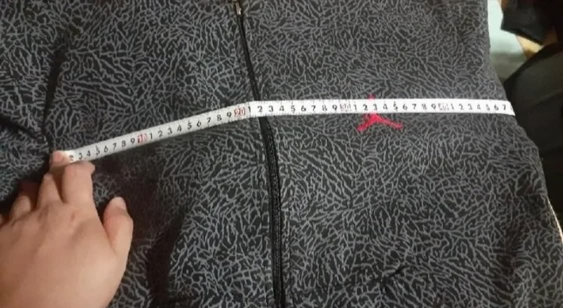 조던 올드스쿨 코끼리 패턴 후드 집업 L -USA 상품이미지6