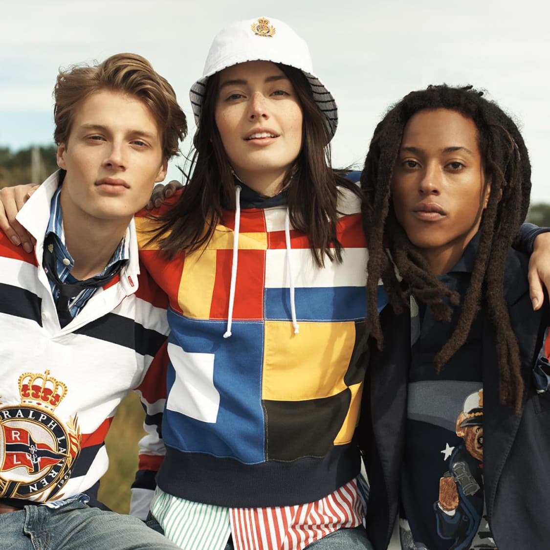 [여성 L] 폴로 랄프로렌 시그널 플래그 패치워크 후디  상품이미지8