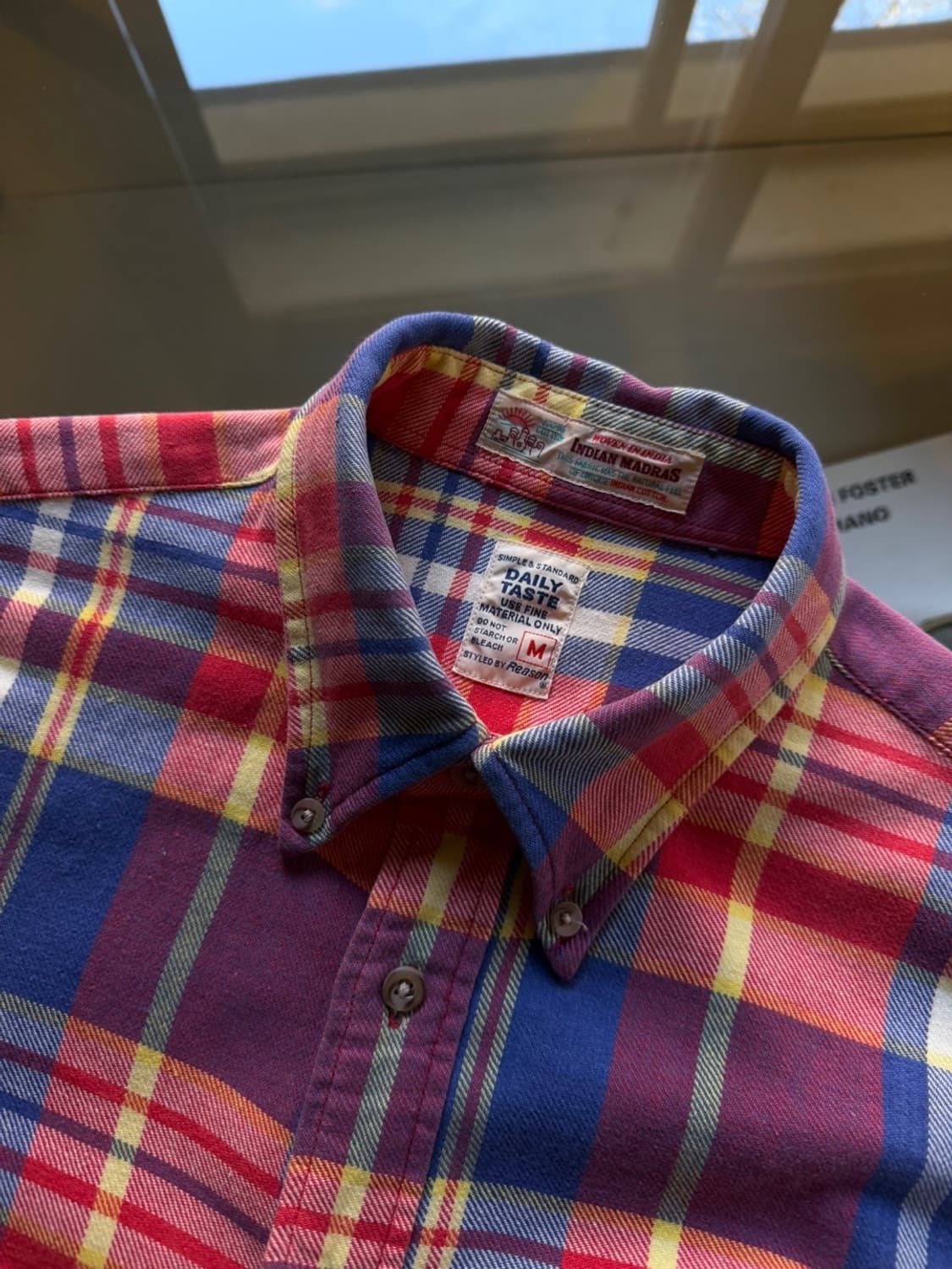 REASON 마드라스 셔츠 95 상품이미지6