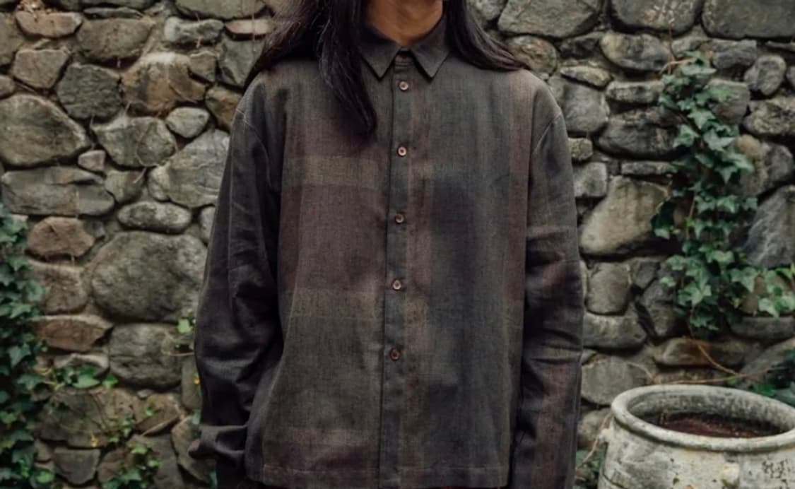 이즈 엘에스 셔츠 브라운 상품이미지1