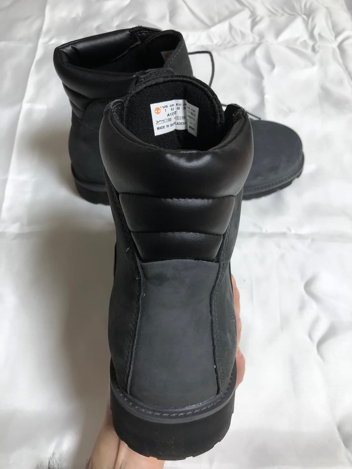 팀버랜드 그레이 누벅 워커 부츠 250-260추천 새거 상품이미지4