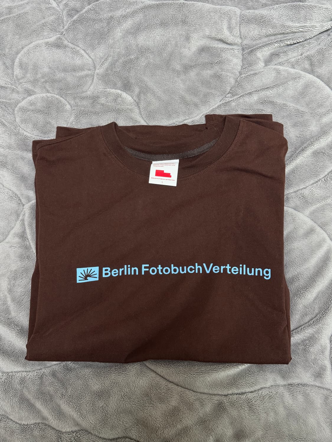 베를린포토북 BFV 로고 티셔츠 브라운 L 상품이미지4