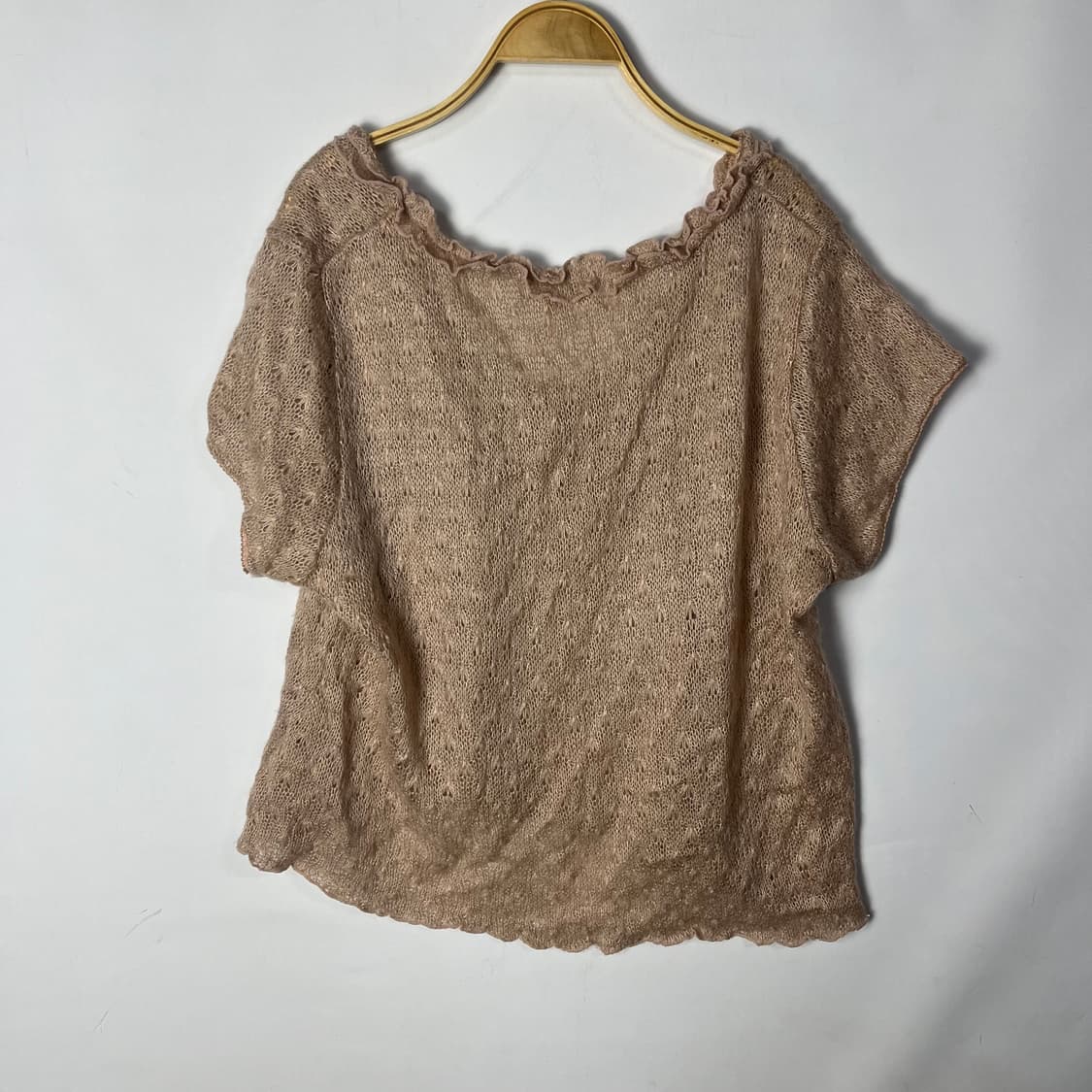 [JPN] 빈티지 크로쉐 레이어드 하프 니트 상품이미지2