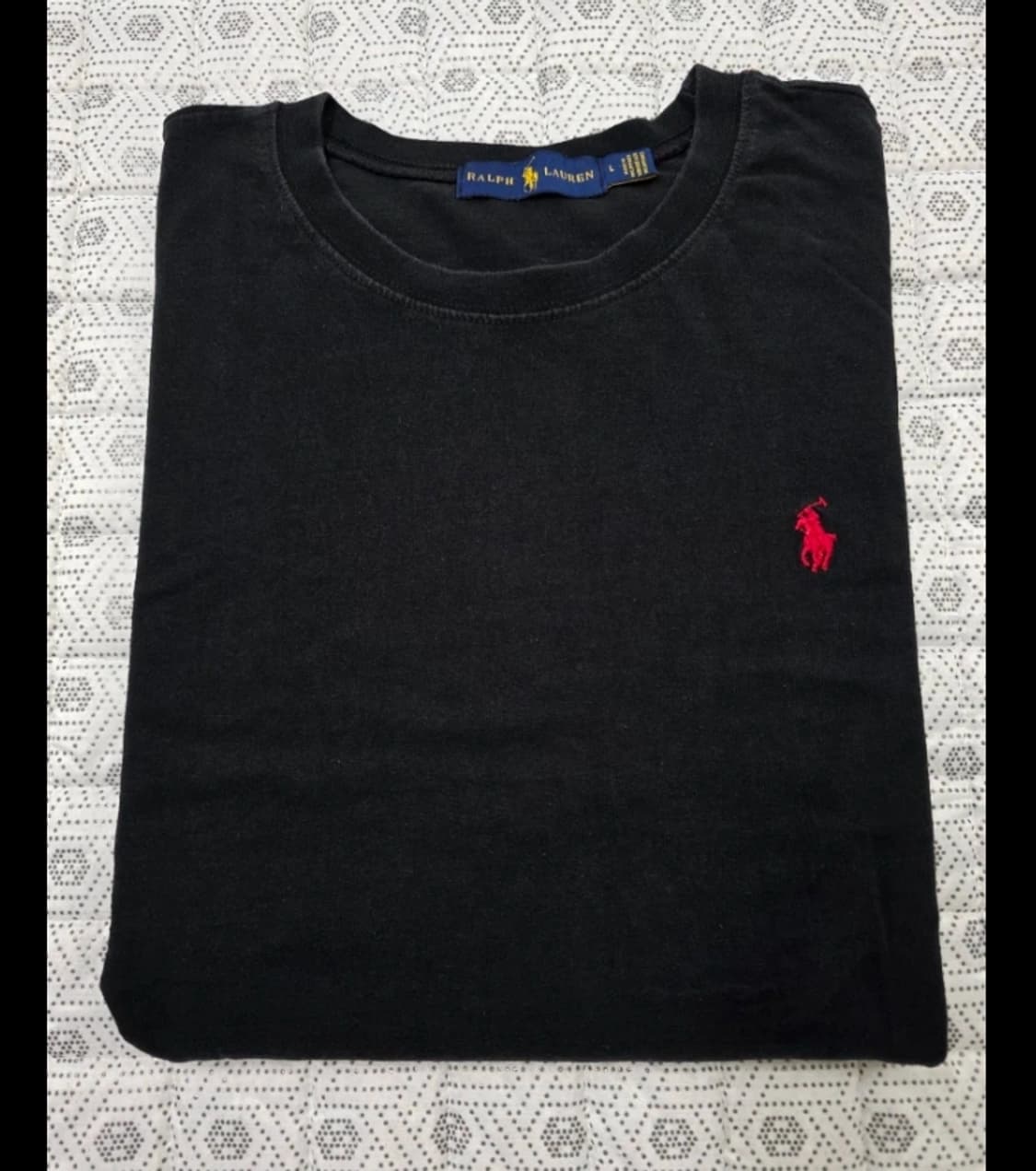 폴로 랄프로렌 블랙 긴팔티 L 상품이미지3