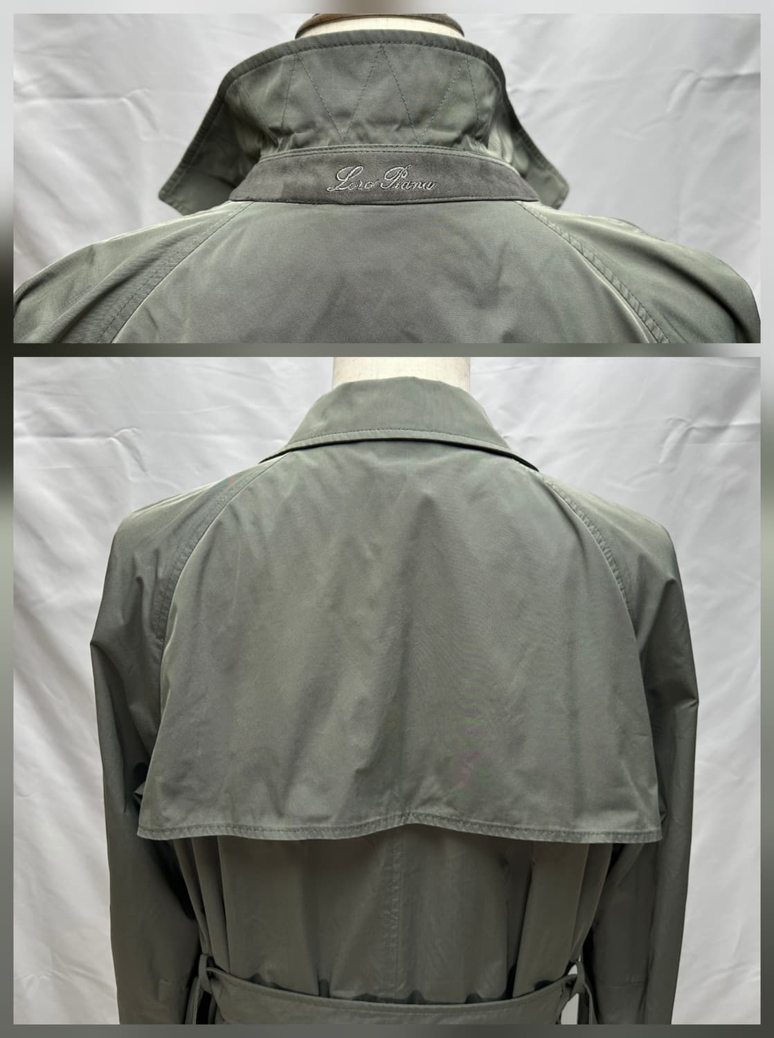 로로피아나 스톰시스템 트렌치코트 XL(105~110) 민트급 판매 상품이미지5