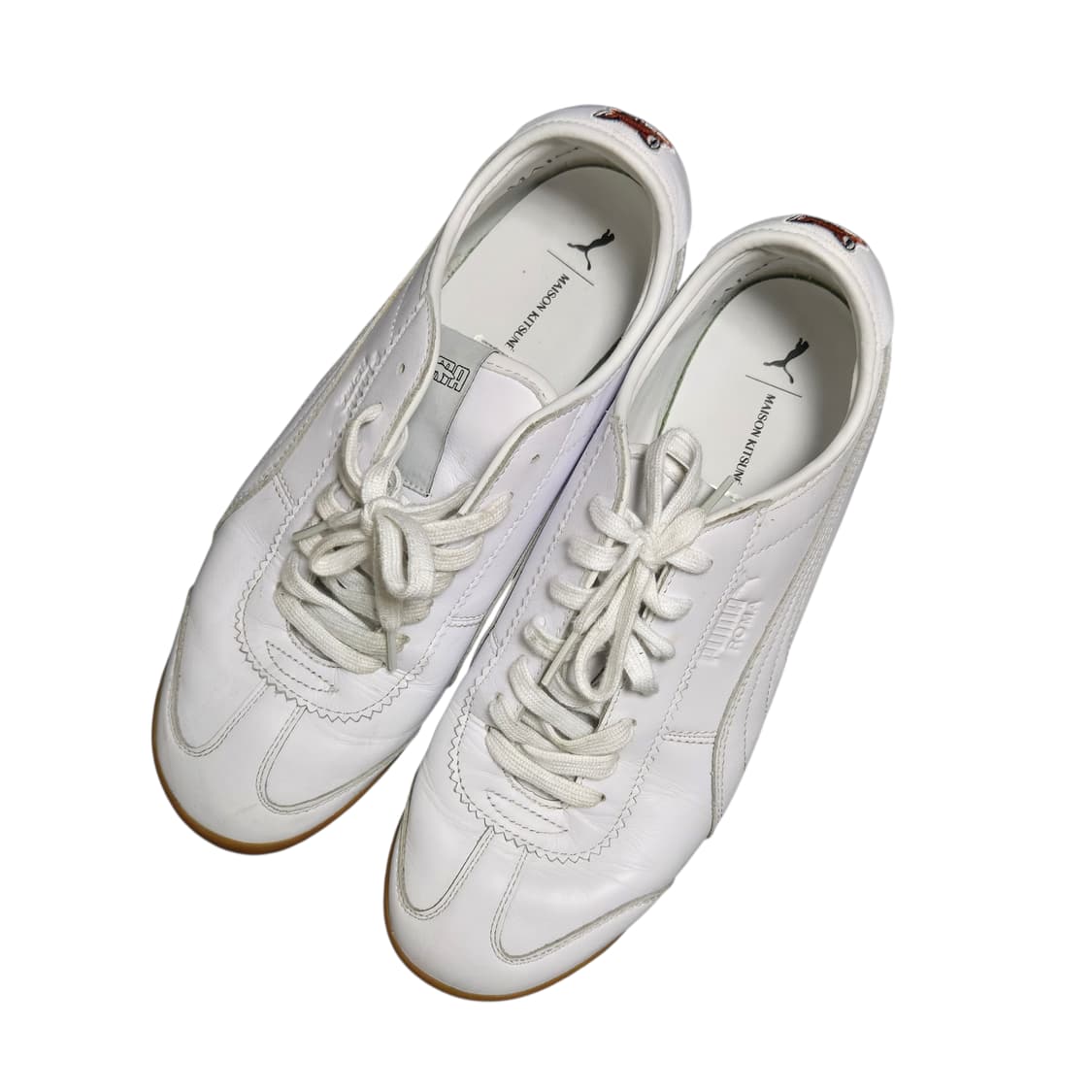 푸마 메종키츠네 로마 화이트 스니커즈 / 남성 신발 / 남성 스니커즈 상품이미지1