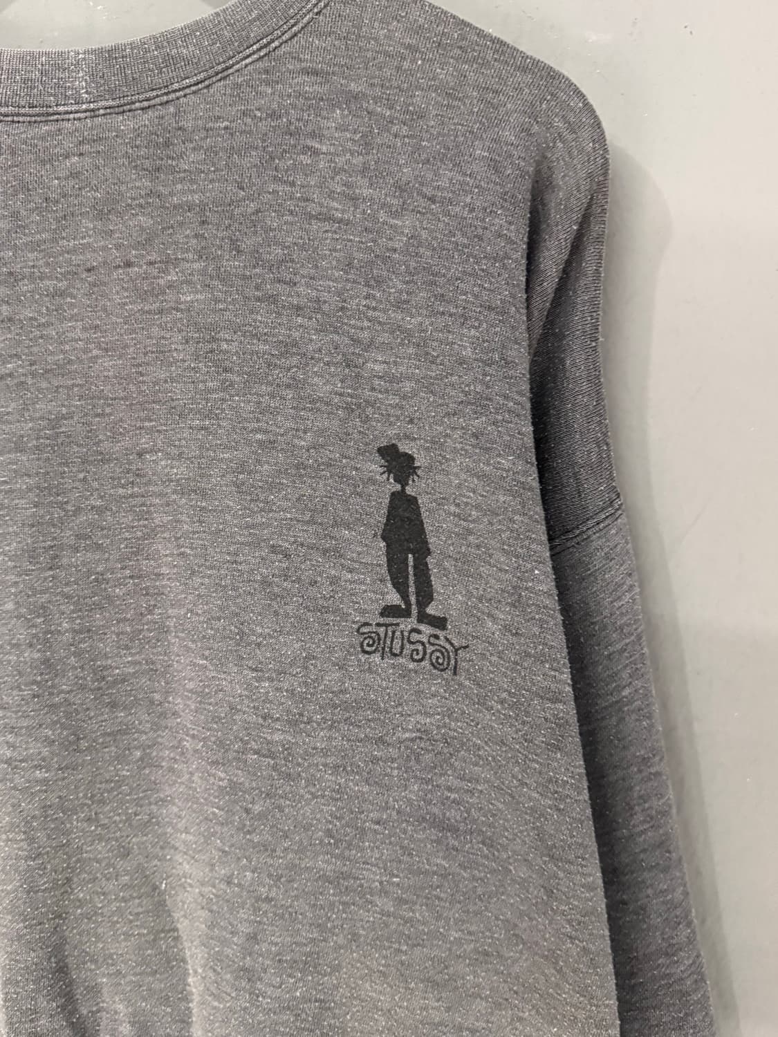 90s 올드 스투시 쉐도우맨 스웻셔츠 상품이미지4