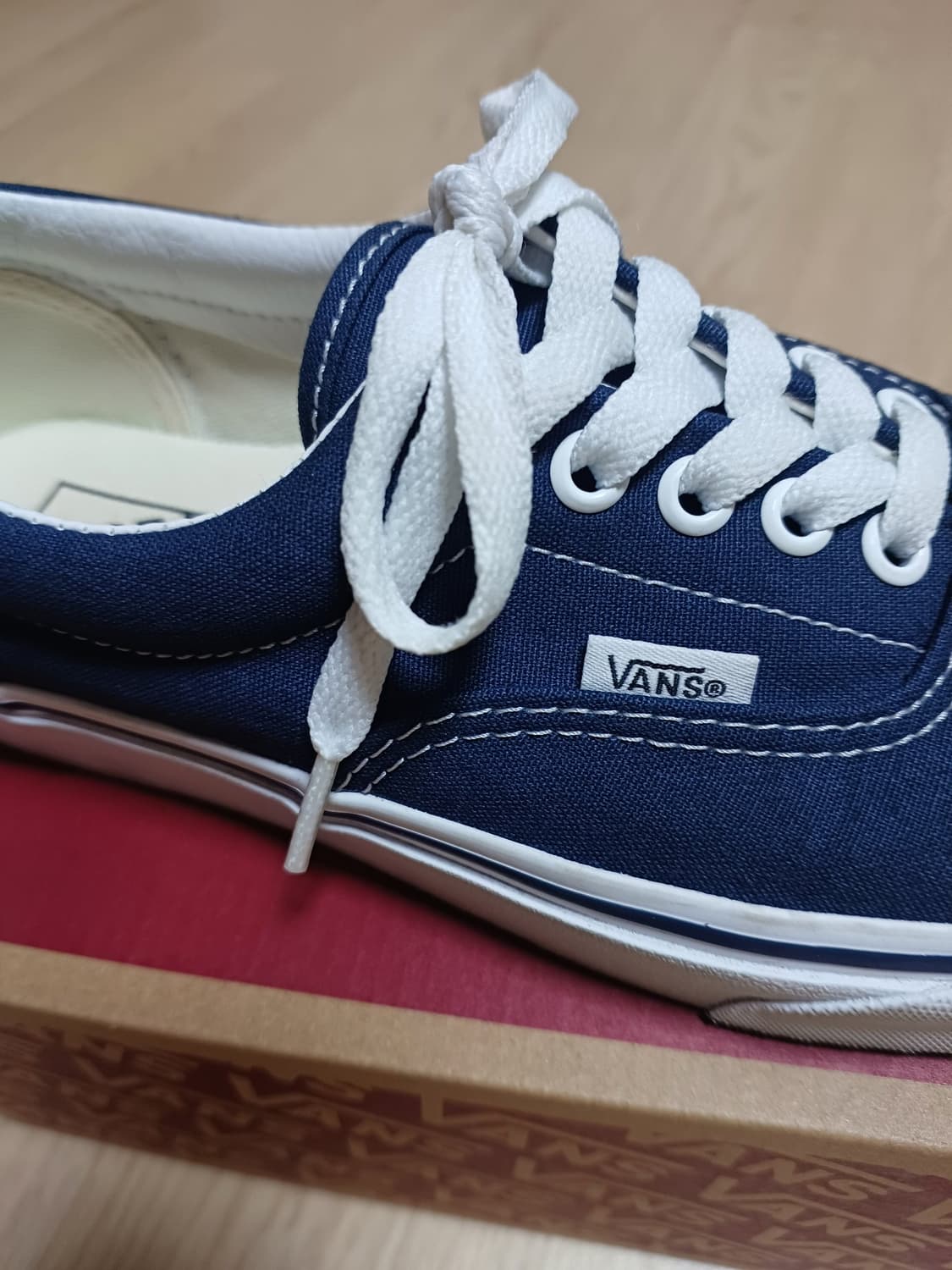 반스 에라 270 네이비 스니커즈 신발 어센틱 Vans 캔버스 상품이미지8