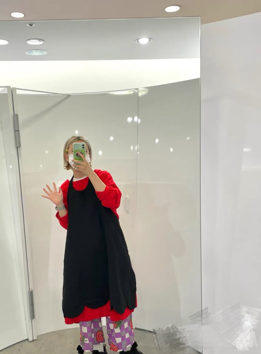 꼼데가르송 걸 앞치마 원피스 S 상품이미지2