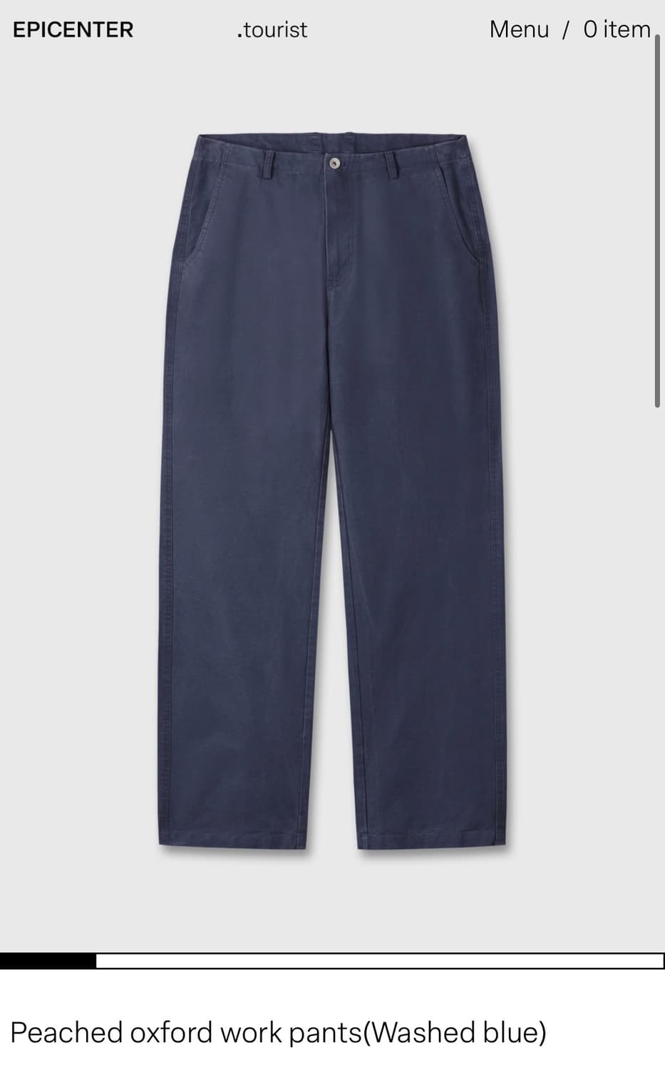 [구매] epicenter 워시드 블루 라지 상품이미지1