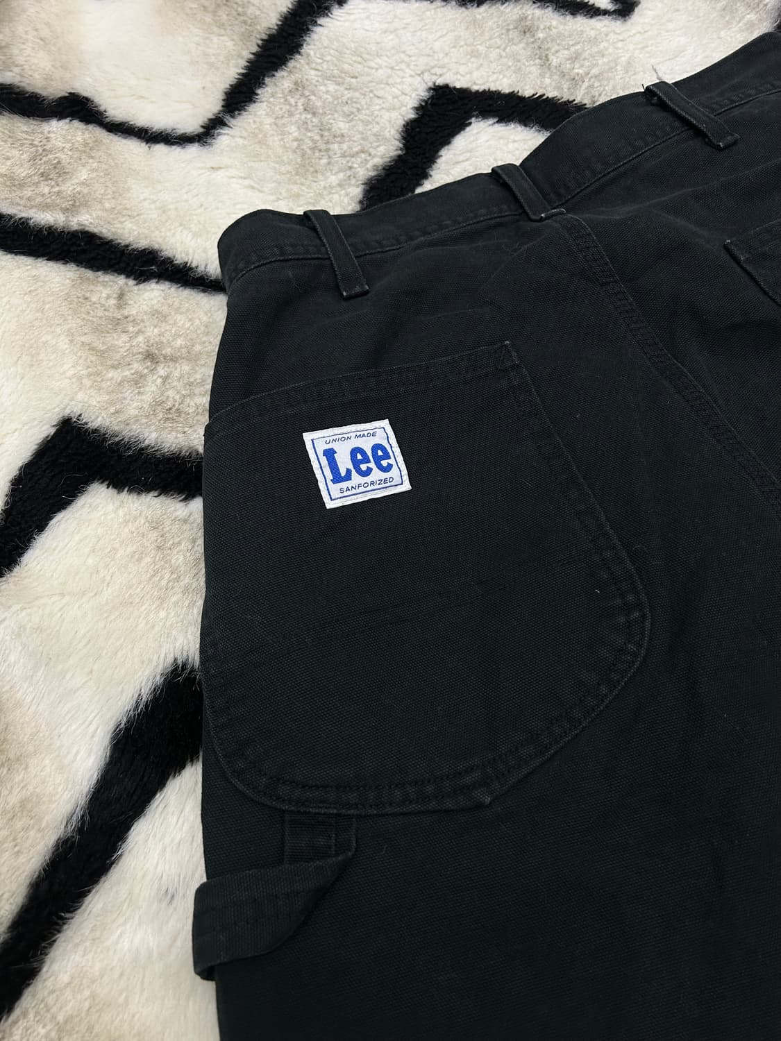 [S]Lee 와이드 카펜더 데님 팬츠/블랙 상품이미지1
