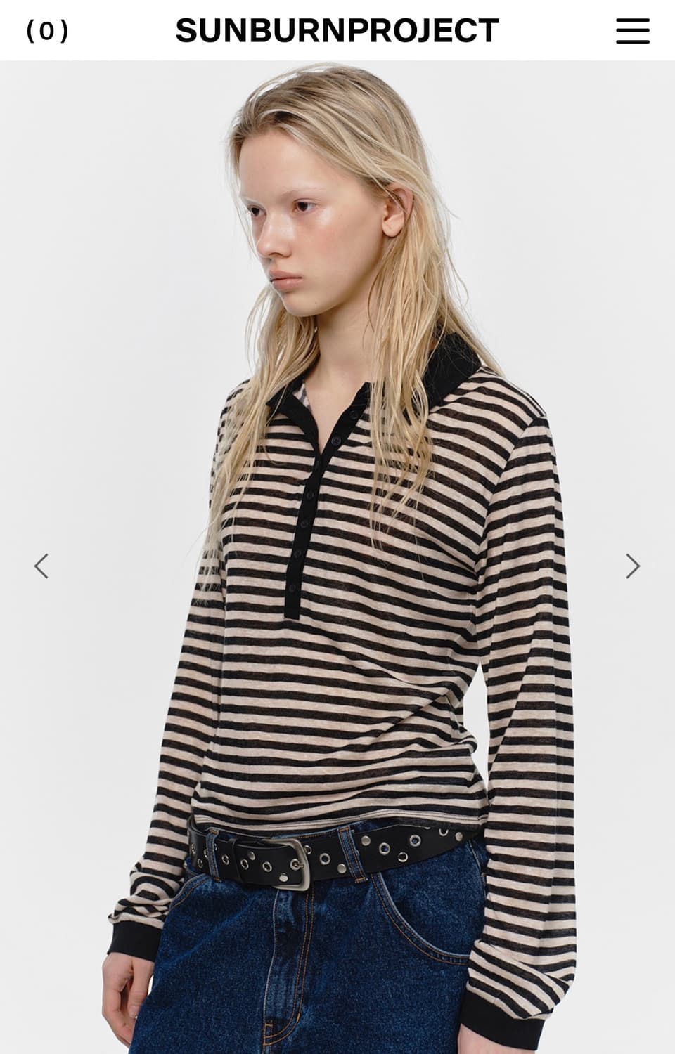 썬번프로젝트 긴팔티 / 새상품 상품이미지4