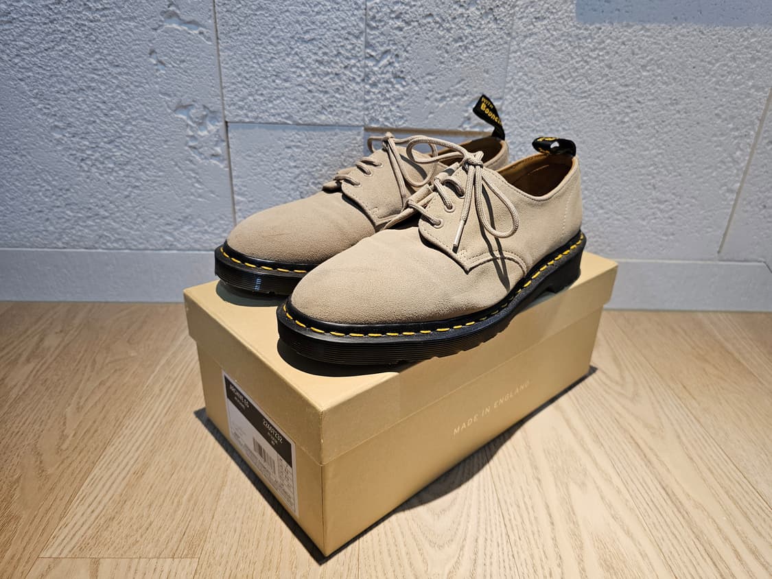 닥터마틴 x 엔지니어드가먼츠 1461 베이지 UK7 상품이미지1
