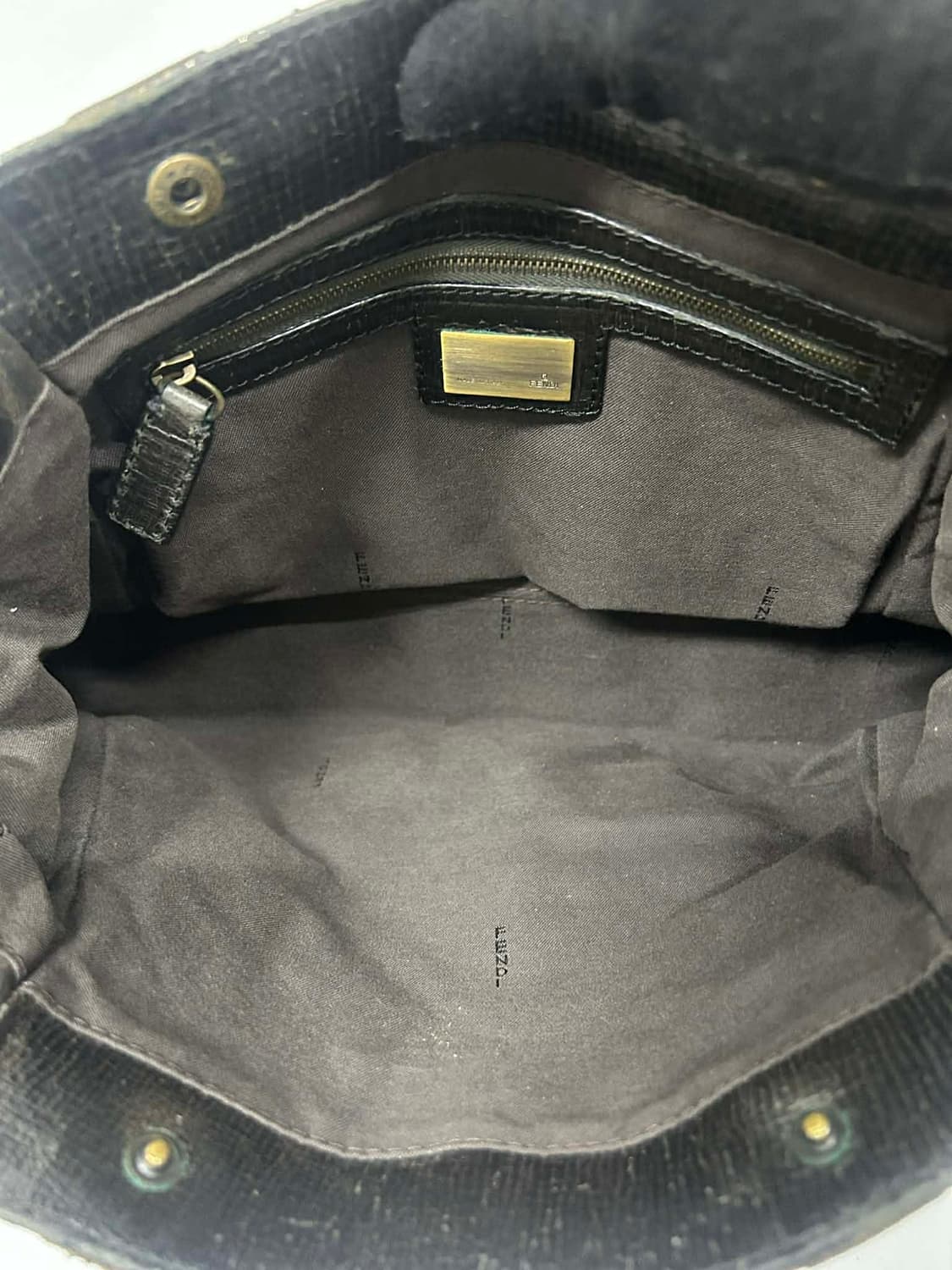 펜디 빈티지 FF주카 레더 토트백 숄더백 상품이미지6