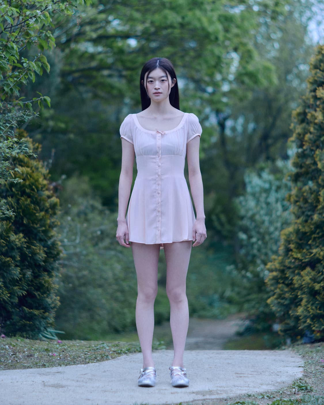 구해요) 페르트 데이지 드레스(Light peach) 상품이미지1