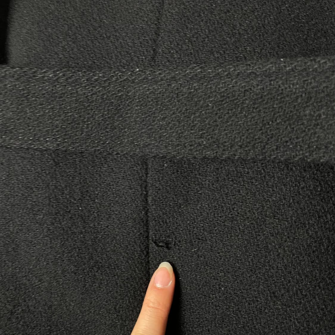 내추럴뷰티베이직 블랙 히든버튼 벨트 코트 4 상품이미지6