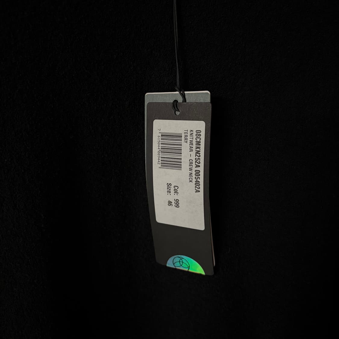 [새상품]CP컴퍼니 씨피컴퍼니 렌즈 와펜 크루넥 니트 블랙 상품이미지3