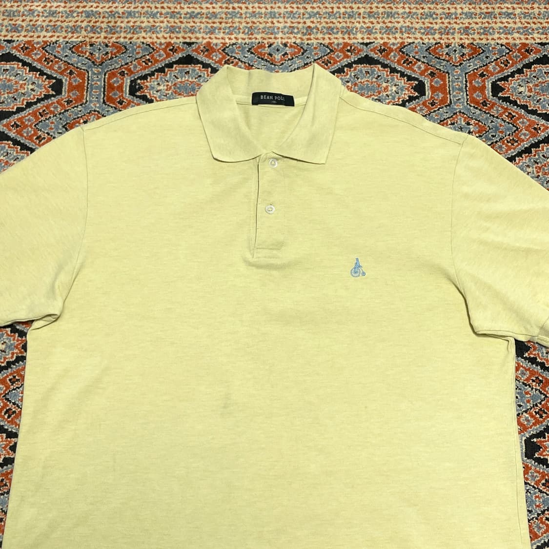 빈폴 옐로우 카라 반팔티셔츠 남성105 상품이미지2