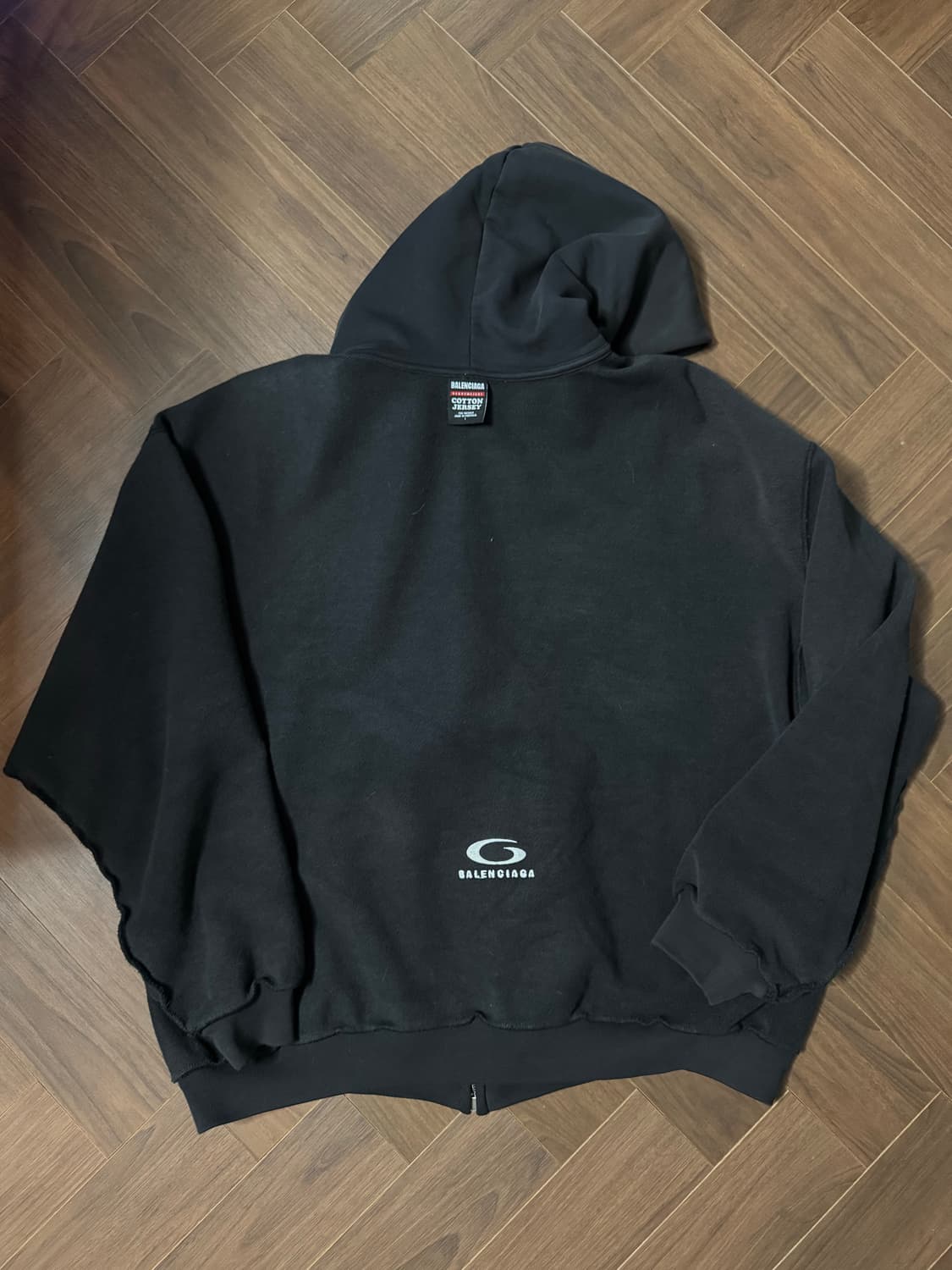 발렌시아가 루프 인사이드 아웃 후드집업 L 상품이미지2