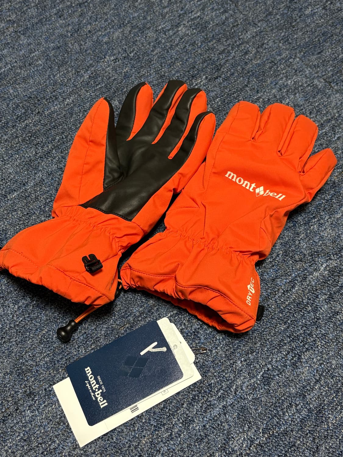 (M)몽벨 윈터 트레킹 글러브 하이킹 라이딩 캠핑 겨울장갑 상품이미지1