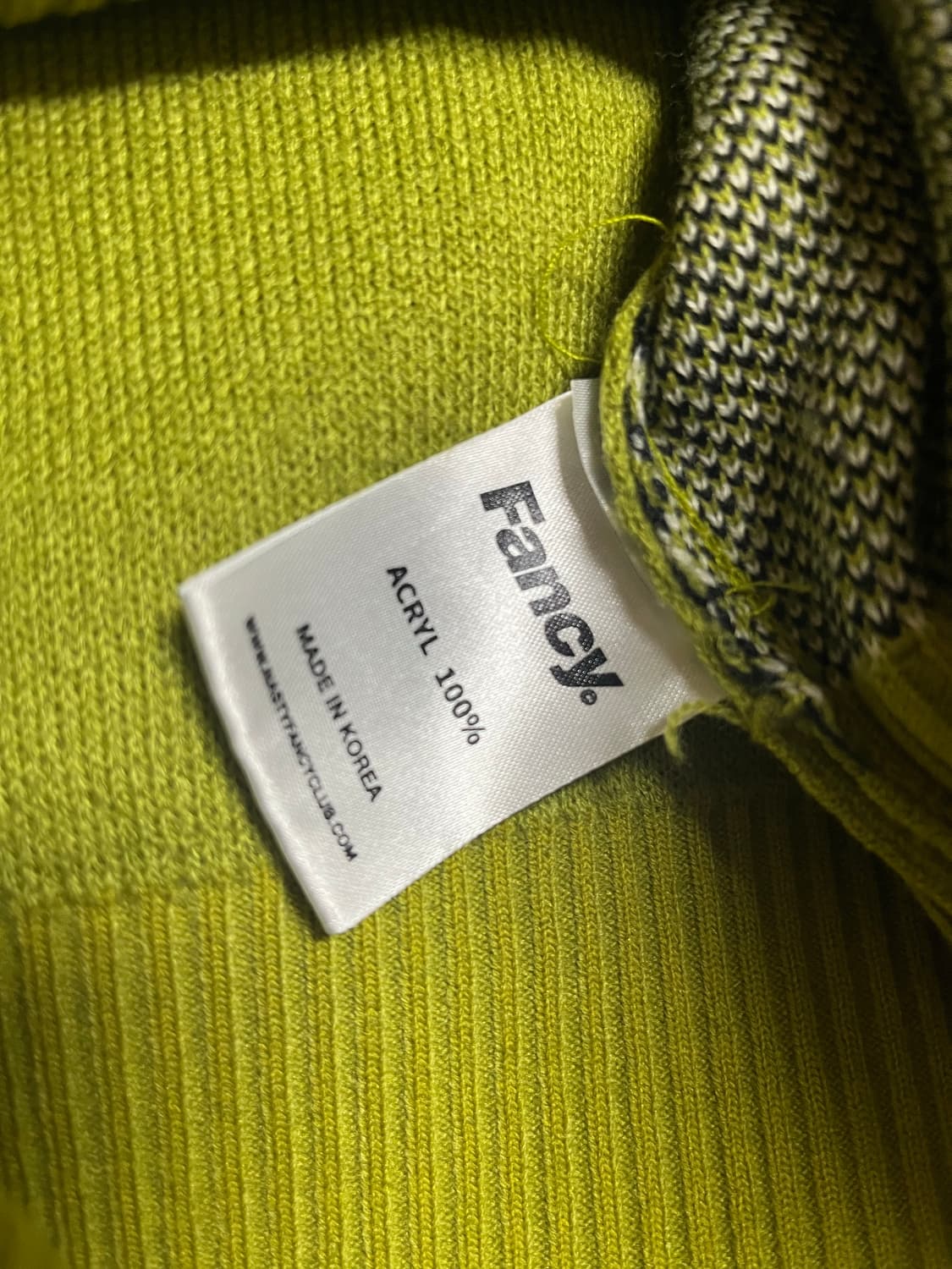 팬시클럽 크롭 니트 상품이미지6