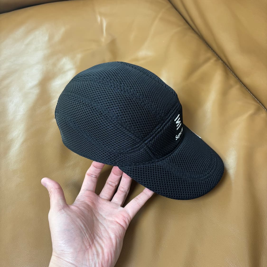 Supreme x Nike 슈프림x나이키 샥스 러닝햇 블랙 캠프캡 모자 상품이미지4