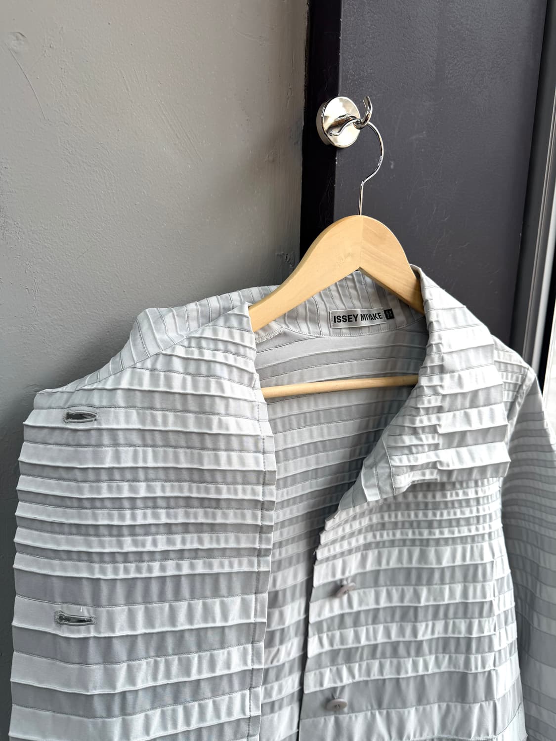 2/ 이세이미야케 콘도르 스트레치 코트 자켓 상품이미지7