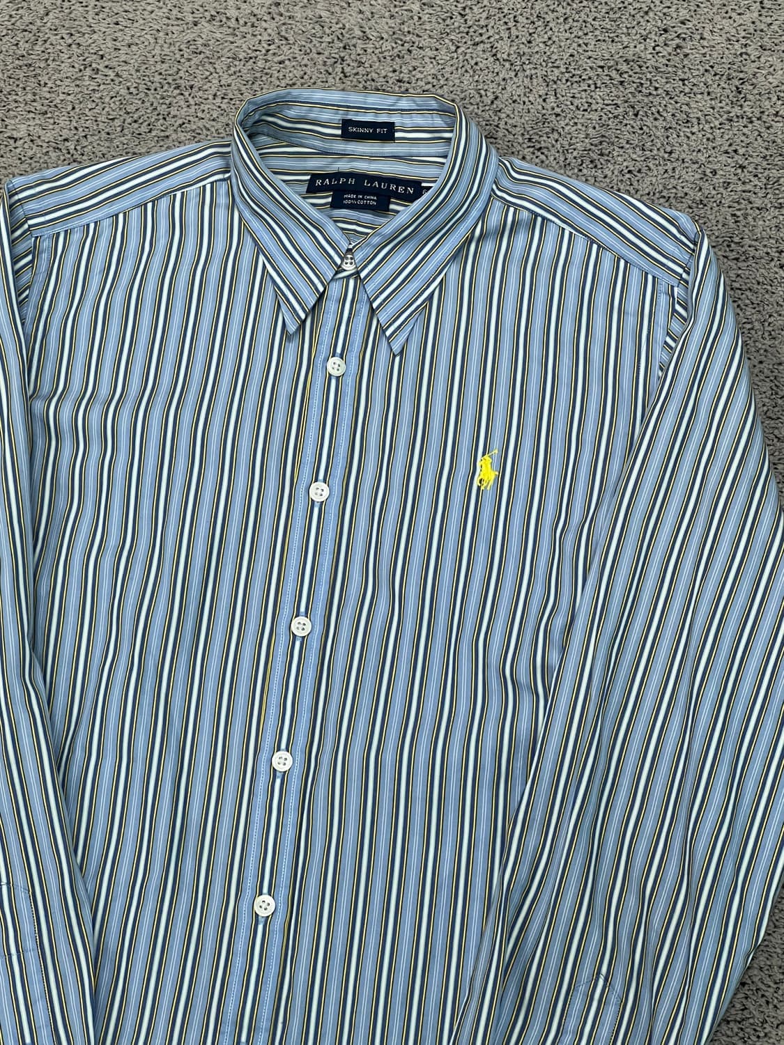 (6) 랄프로렌 우먼스 스키니핏 스트라이프 셔츠 상품이미지2