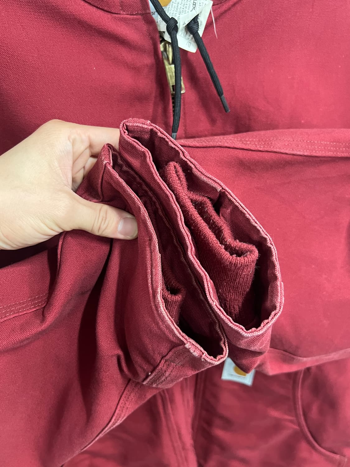 Carhartt 칼하트 C68 DKR 버건디 액티브 자켓 상품이미지8
