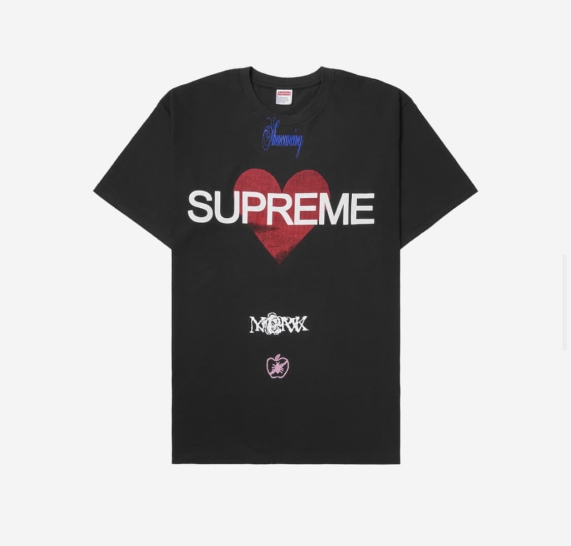 슈프림 어나운싱 티셔츠 블랙 - 25SS 상품이미지4