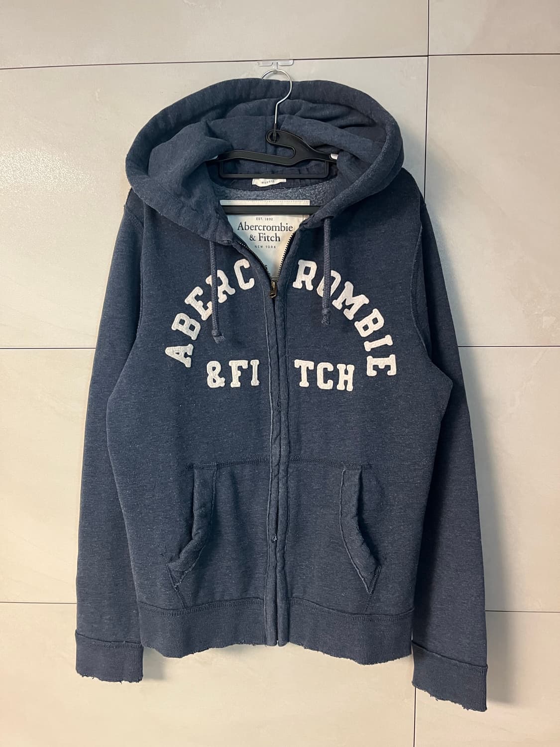 아베크롬비 네이비 대장 후드집업 (S size)  상품이미지3