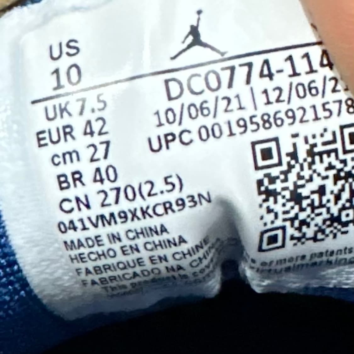 270) 나이키 운동화 남성 남자 신발 에어 조던1 로우 블루 화이트 상품이미지9