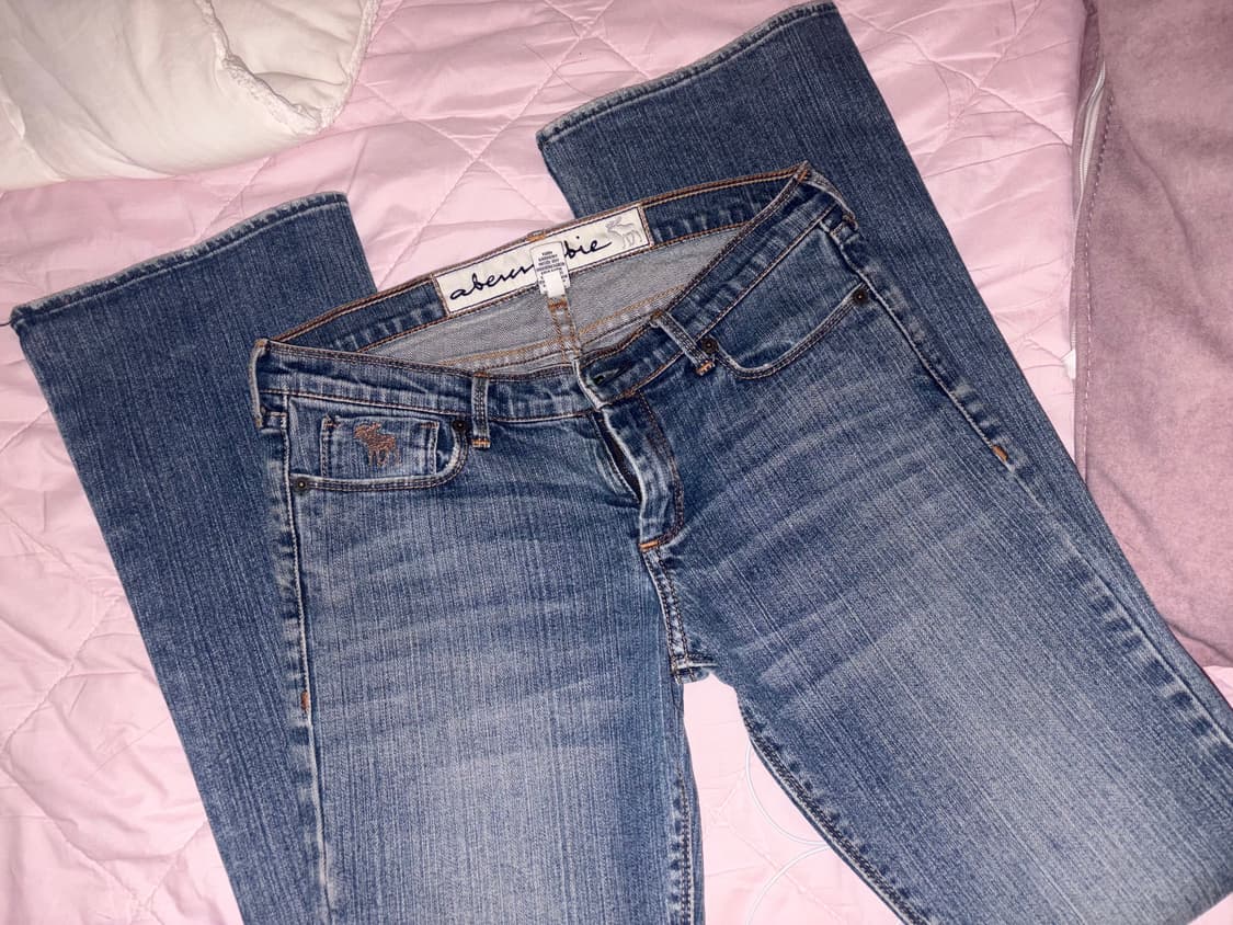 아베크롬비 로우라이즈 부츠컷 빈티지 진 상품이미지1