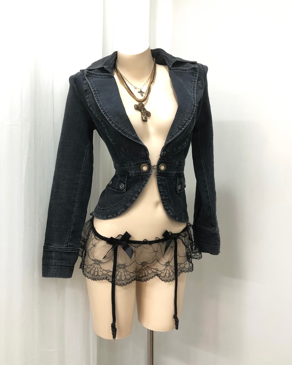 LEE y2k dark denim jacket 상품이미지1