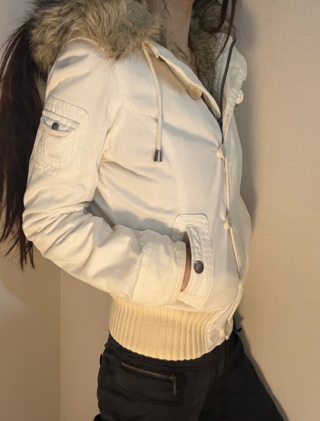 A&F fur hood jumper 상품이미지3