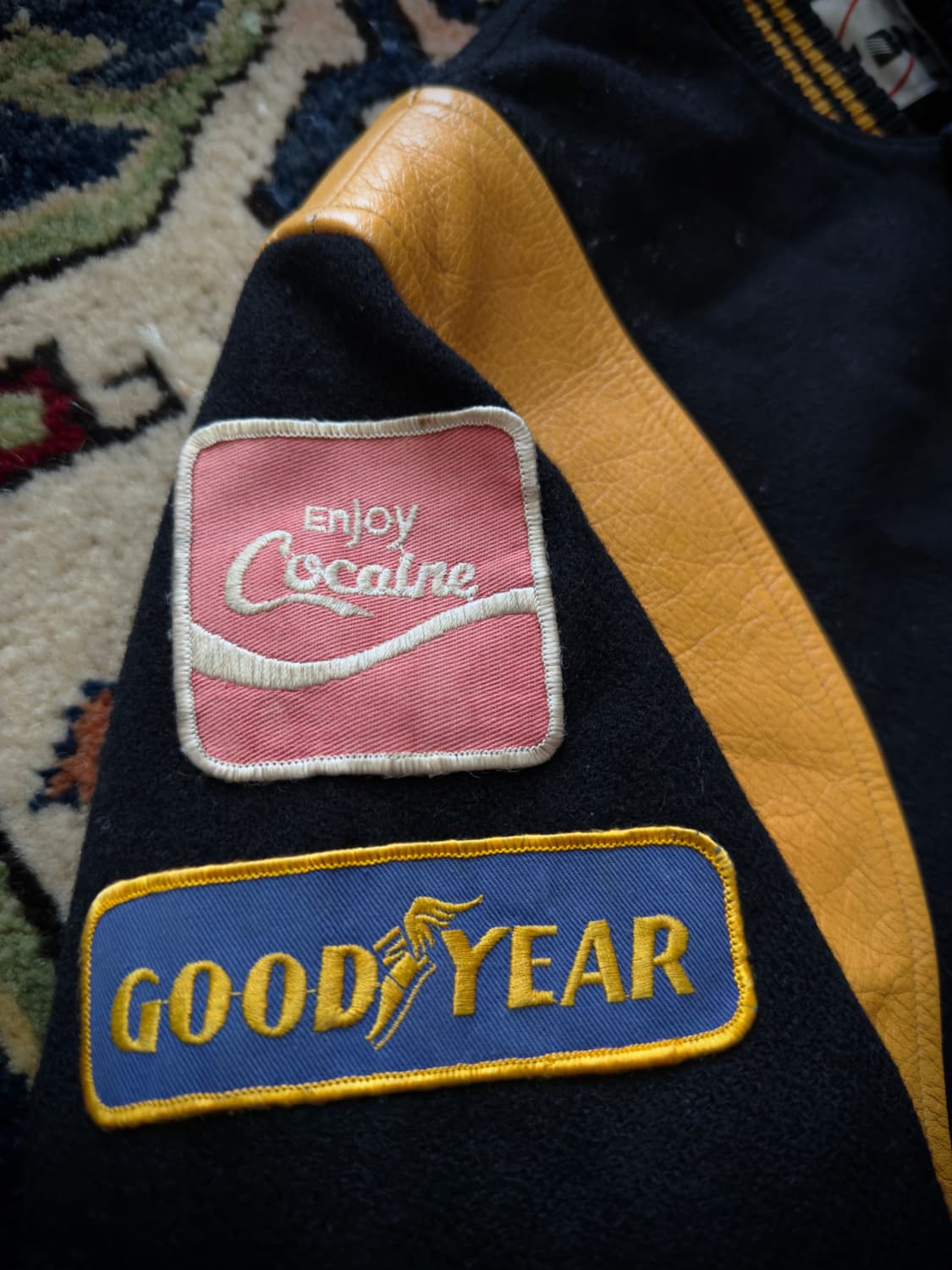 VTG My boy by ssk teddy wool varsity 상품이미지5