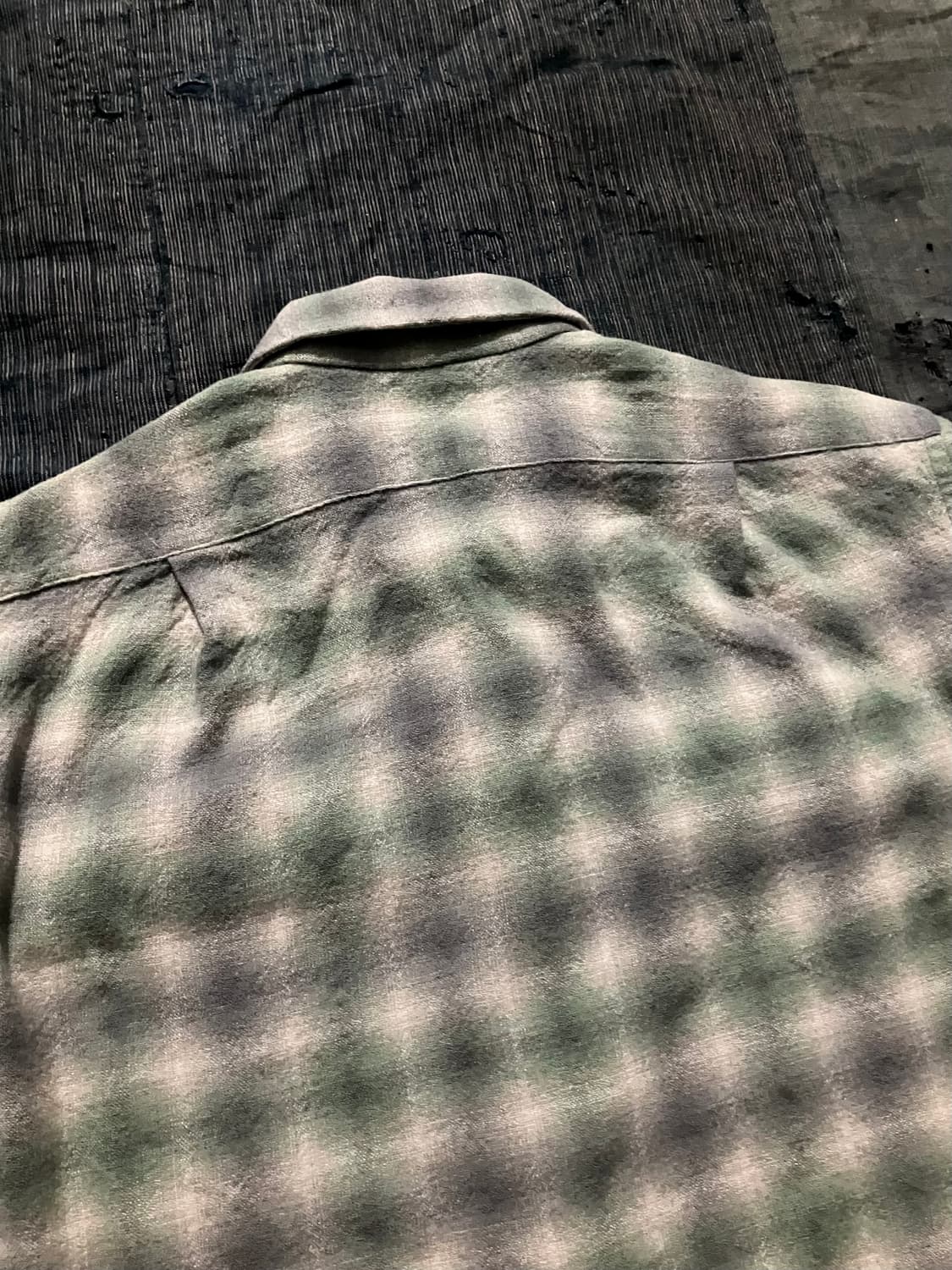 🇺🇸 50s USA 빈티지 펜들턴 옴브레 체크 보드 셔츠 상품이미지5