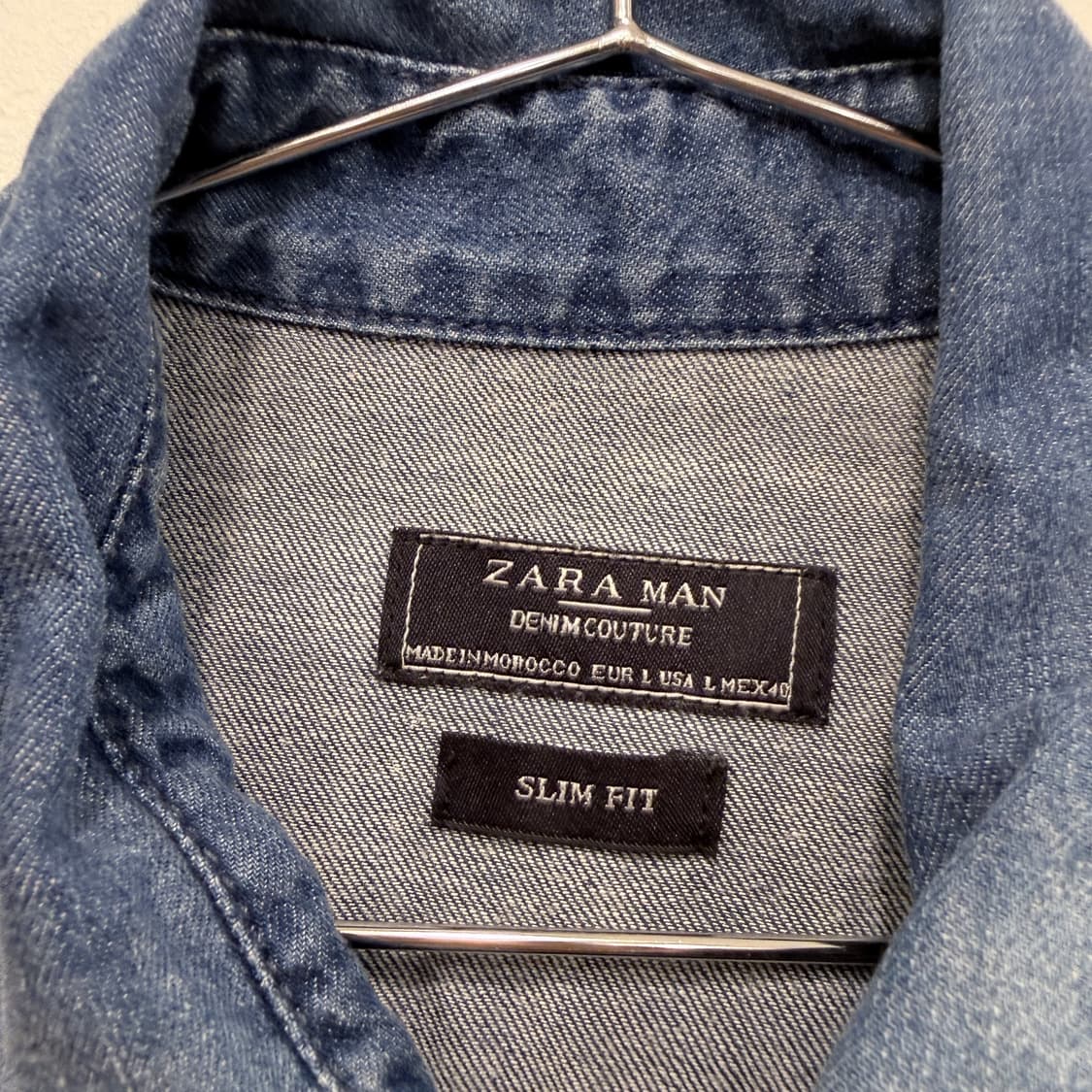 자라 인디안포켓 데님셔츠 상품이미지4