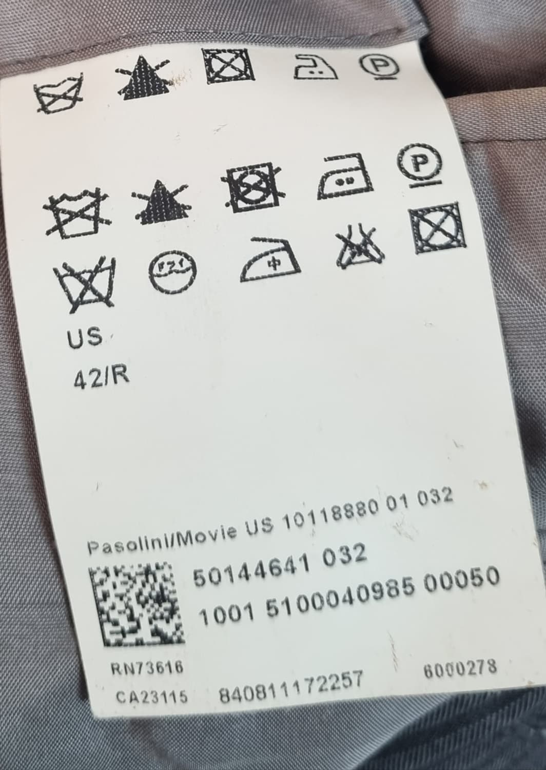 L (100) 휴고보스 그레이 버진울100% 블레이저 정장자켓 상품이미지4