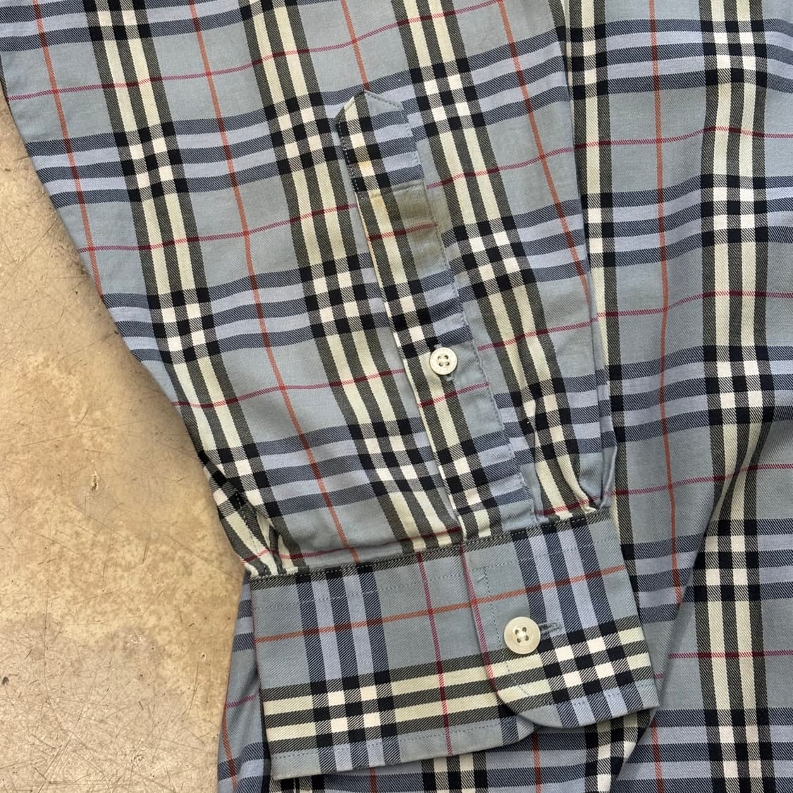 L 버버리 체크 셔츠 상품이미지6