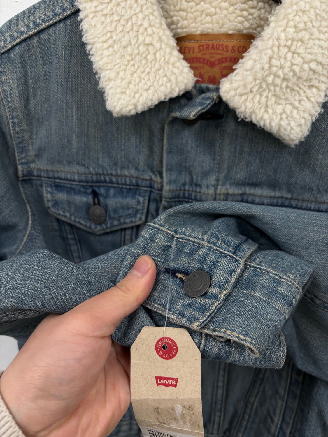 택부착) 리바이스 우먼 데님자켓 상품이미지4